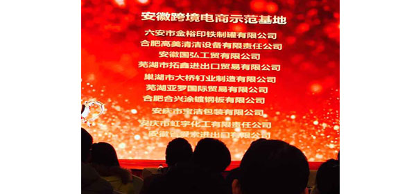 安徽跨境電商示范基地 安徽跨境電商示范基地