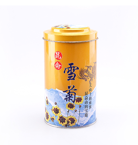 圓柱形花茶包裝罐 圓柱形花茶包裝罐