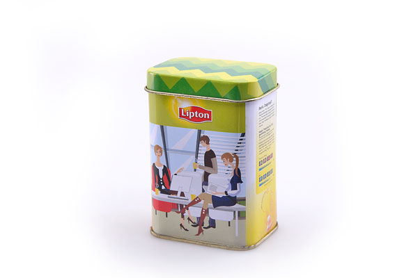 立頓茶葉鐵盒 立頓茶葉鐵盒