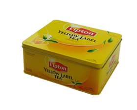 立頓茶葉鐵盒
