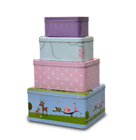 套裝化妝品鐵盒包裝、家居擺件收納盒