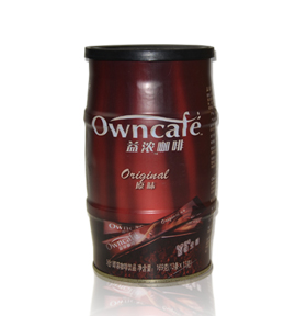 高檔咖啡鐵罐包裝 圓形咖啡包裝定制