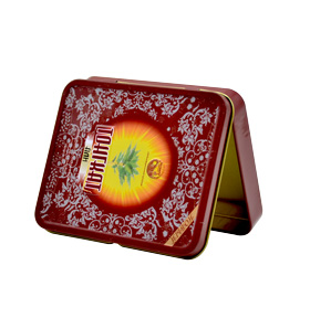 保健食品鐵盒包裝 翻蓋浮雕工藝馬口鐵盒