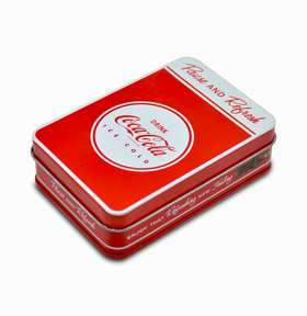 可口可樂促銷禮品鐵盒包裝定制