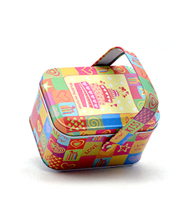 方形手提促銷禮品鐵盒包裝