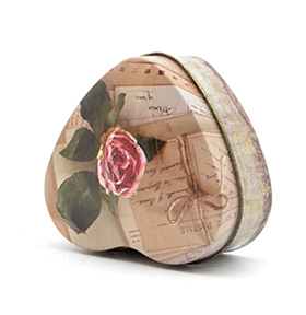 小號心形婚慶糖果促銷禮品鐵盒