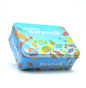 方形翻蓋糖果喜糖鐵盒