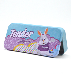 方形翻蓋文具盒 馬口鐵盒文具盒