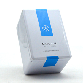 方形空氣質(zhì)量檢測(cè)儀鐵盒包裝定制