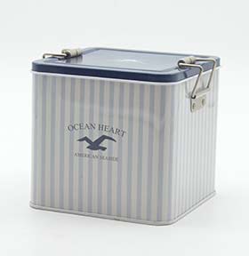 鋼絲扣正方形鐵盒食品鐵盒包裝定制