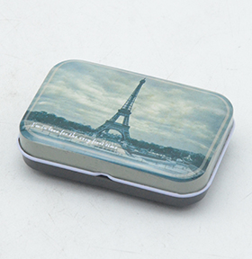 紀念品翻蓋促銷禮品鐵盒定制