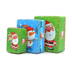 圣誕節(jié)促銷禮品鐵盒包裝定制