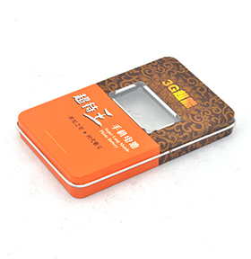 手機(jī)電池電子產(chǎn)品鐵盒包裝定制