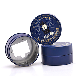 獨特圓形手提鐵盒定制