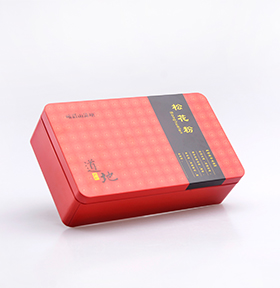 長(zhǎng)方形保健品鐵盒包裝定制