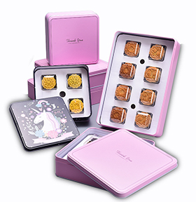 簡(jiǎn)約網(wǎng)紅款月餅鐵盒包裝系列