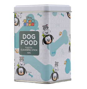 長方形翻蓋寵物口糧鐵罐