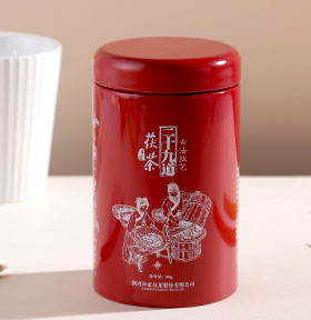 便攜圓形茶葉鐵罐包裝